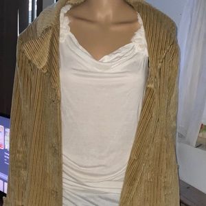 MAX MARA VINTAGE COTTON VELVET COAT
